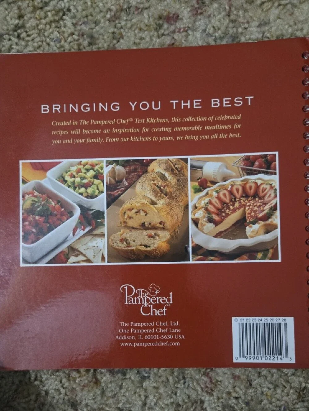 The Pampered Chef Cookbook Set Of 4